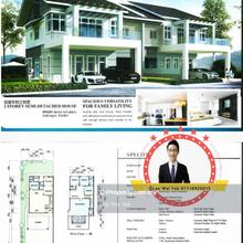 Taman Suria Indah Kluang Double Storey Semi-D New House For Sales 