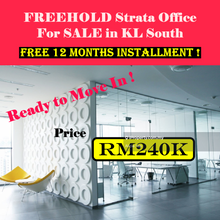 Freehold Strata Office (No Maintenance Fee) & ready to movein units 
