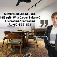 Admiral residence condo with private garden balcony type