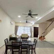 3 storey freehold furnished house Perdana residence 2 for rent