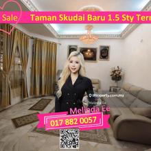 Skudai Taman Skudai Baru Beautiful 1.5 Storey Terrace Can Full Loan