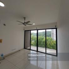 Newly Painted, Partially Furnished, Windows on the park Cheras