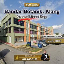 Bandar Botanik, Klang Ground Floor Shop for Rent