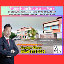 Tiong Nam Industrial Park @ Kempas Lama 1.5 Storey Cluster Factory