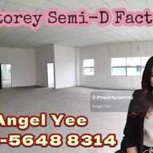 3 Storey Semi-D factory warehouse  @ Bukit Kemuning, Shah Alam