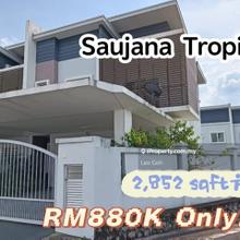 Saujana Tropika Double Storey Endlot For Sell
