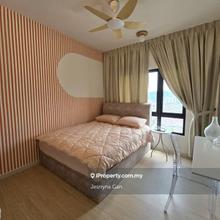 Brand new unit partially furnished 