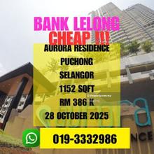 Bank Lelong Aurora Residence Puchong Prima Selangor