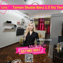 Skudai Taman Skudai Baru Beautiful 1.5 Storey Terrace Can Full Loan