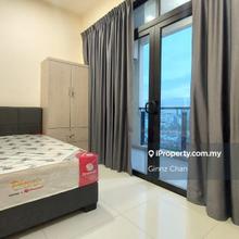 MRT Link bridge Taman Pertama, Fully Furnished Balcony Room, Cheras