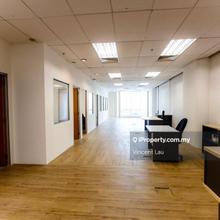 Well Maintain Renovated Mid Floor Fully Furnished Office Unblock View
