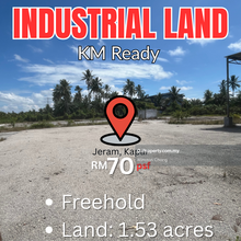 Jeram Kapar Industrial Land 1.5 acres Converted Ready To Build with KM