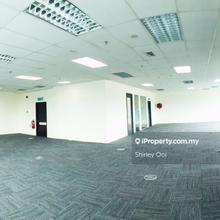 Partial furnished office unit for rent