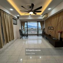 Menara greenview , 1100sf , furnish