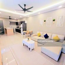 Fully Furnished High Floor 3 Bedroom 2 Car Park Renai Bukit Jelutong