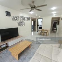 1st Floor, Renovated, Sd Apartment Bandar Sri Damansara Near Mrt Ativo