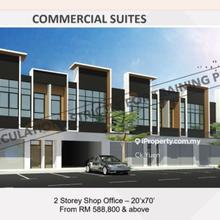 New project commercial shop for sale facing main road of jalan gopeng