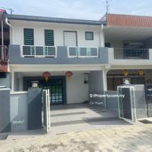 Renovated house for rent next to night market at gunung rapat