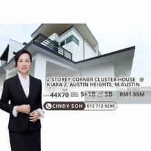 Corner Cluster house for Sale 