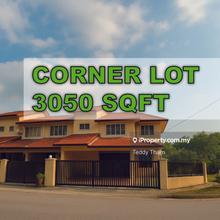 Corner 2 storey Terrace, 3000 sf like Semi-D Size, Fully Reno, 6 Rooms