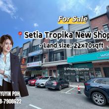 Setia Tropika New Shoplot for Sale facing Mainroad