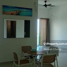 High floor renovated partly furnished