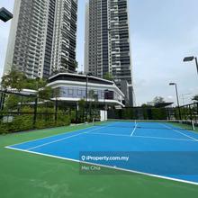 Freehold, tastefully furnished, 2-bedroom with balcony, 300m to LRT