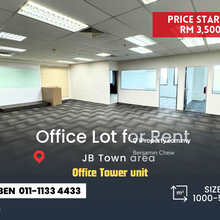 Office Tower Lot for Rent @JB Town 