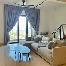 Duplex unit, facing City view