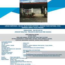 Auction Bandar Tasek Mutiara !! Below Market Price!!