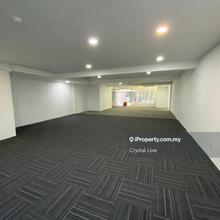 Partly Furnished Office With Aircond, Rooms Partition, Lights & Carpet