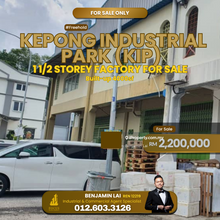 Kepong Industrial Park Factory For Sale 