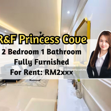 R&F Princess Cove, 2 Bedroom 1 Bathroom, Fully Furnished, High Floor