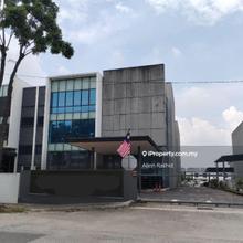 Spacious 3 Storey Semi D Factory Taman Industri Alam Jaya, Puncak Alam