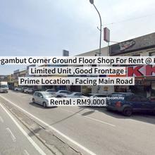 Segambut Ground floor shop ,High Population,Good Frontage