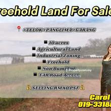 10 acres Agricultural Land Freehold For Sales