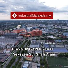 Warehouse at Seksyen 26 Shah Alam Hicom for Rent, with Racking system