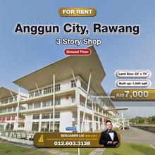 Anggun City, Rawang 3 Story Shop (Ground Floor) For Rent