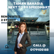 2 Storey Terrace Taman Bahagia Teme Fully Extend 
