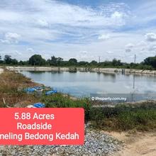 5.88 Acres / Suitable for Fishs or Prawns farming / Semeling Kedah 