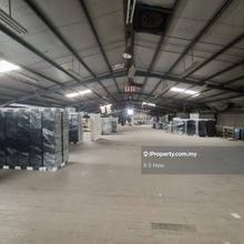Detached warehouse industrial factory,located at sungai balak kajang,