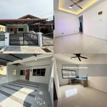 End Lot/ 1 storey Terrace House/ Full Loan/Renovated/ Taman Kota Masai