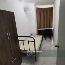 Single rooms Endah Regal LRT Bukit Jalil, MRT, Apu, Astro, Tpm