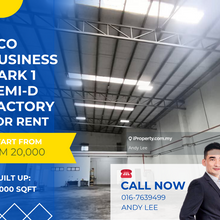Eco Business Park 1 Semi-D Factory for Rent