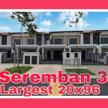 New Launching 20'x96' Large Double Storey Terrace in Seremban Town