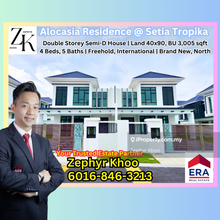 Alocasia Residence @ Setia Tropika  Double Storey Semi Detached House 