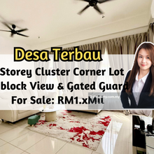 Desa Terbau, 2 Storey Cluster Corner Lot, Unblock View, Gated Guarded