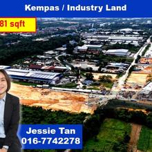 Kempas industrial land for sale