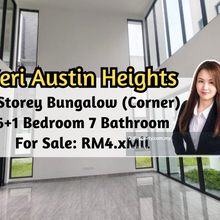 Austin Heights, 3 Storey Bungalow, Corner, 6 plus 1 Bedroom, 60x125