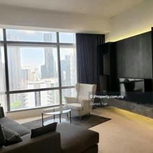 High floor with 2 proper bedrooms and baths. 